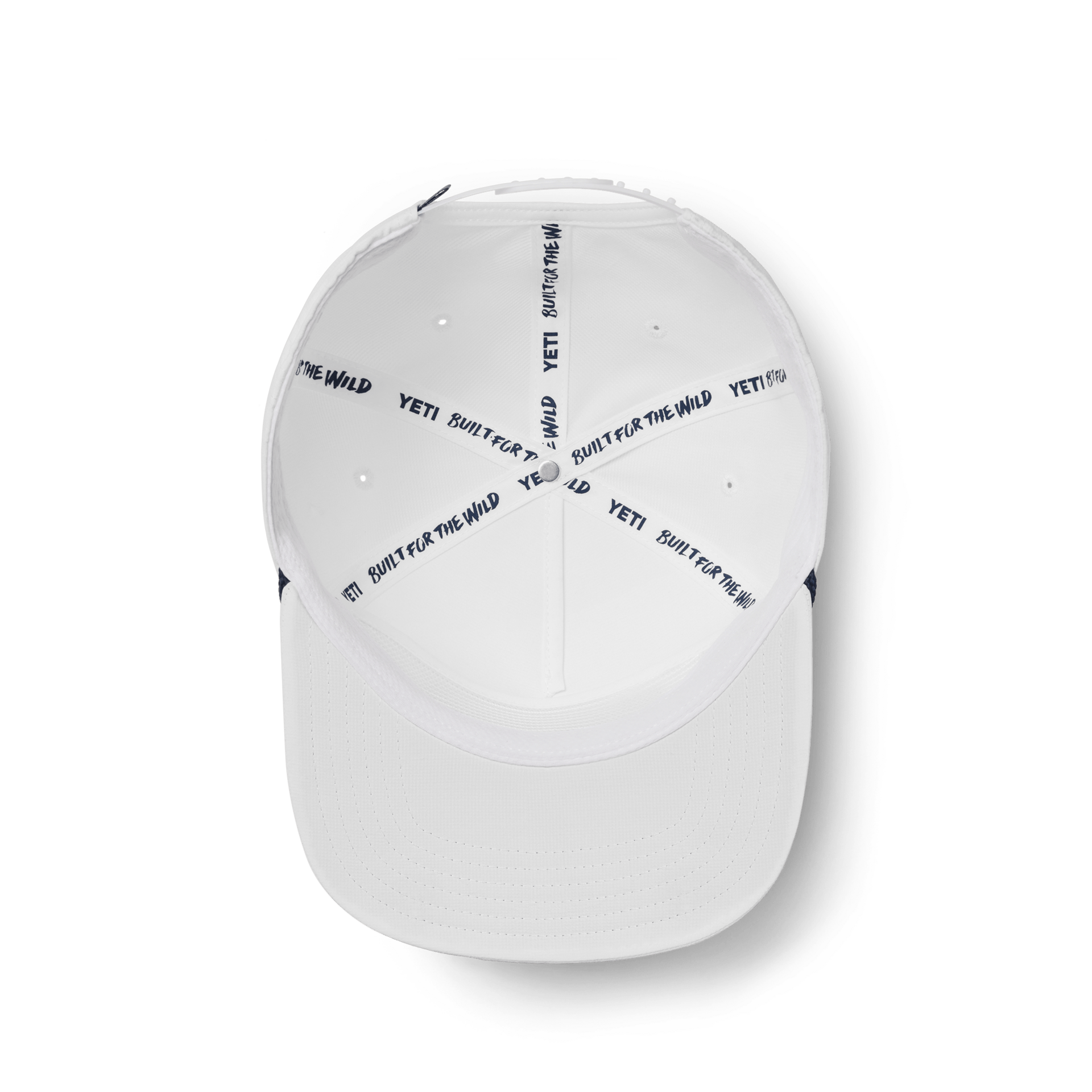 Wildly Stronger Badge Flat Brim Rope Hat