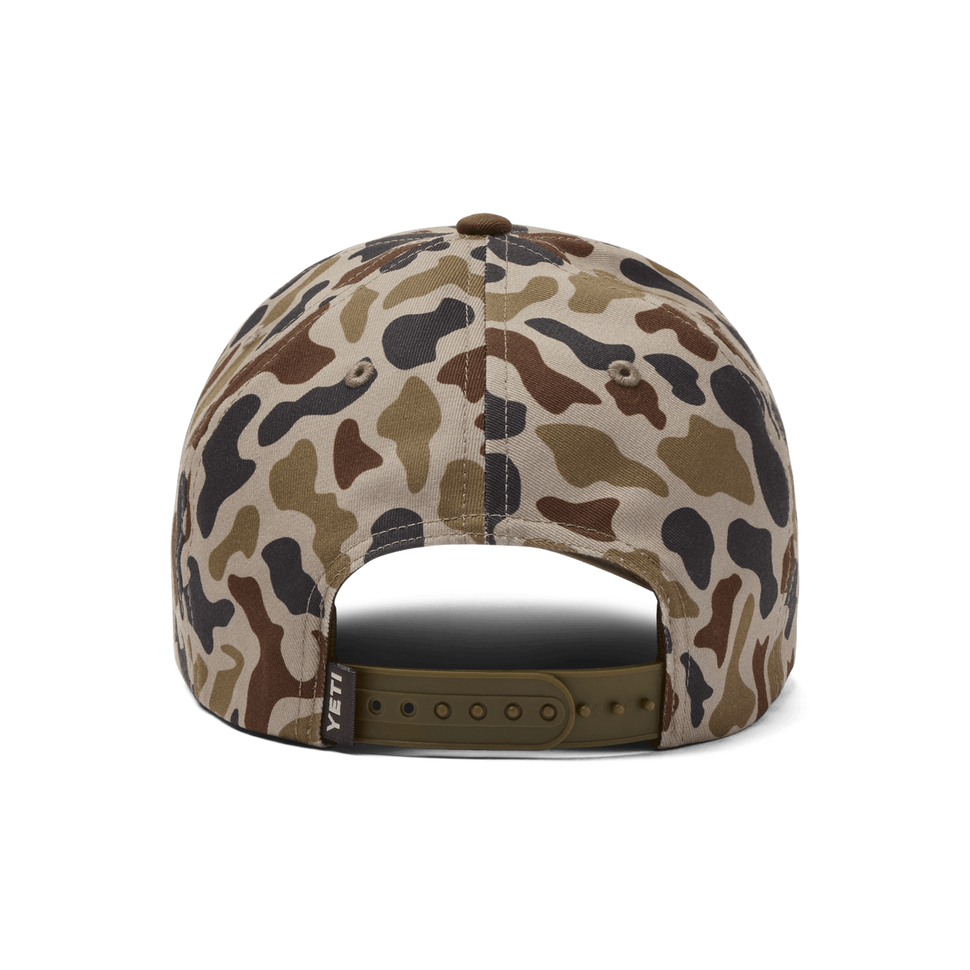 YETI® Wetlands Camo Logo Badge Mid Pro Flat Brim Hat