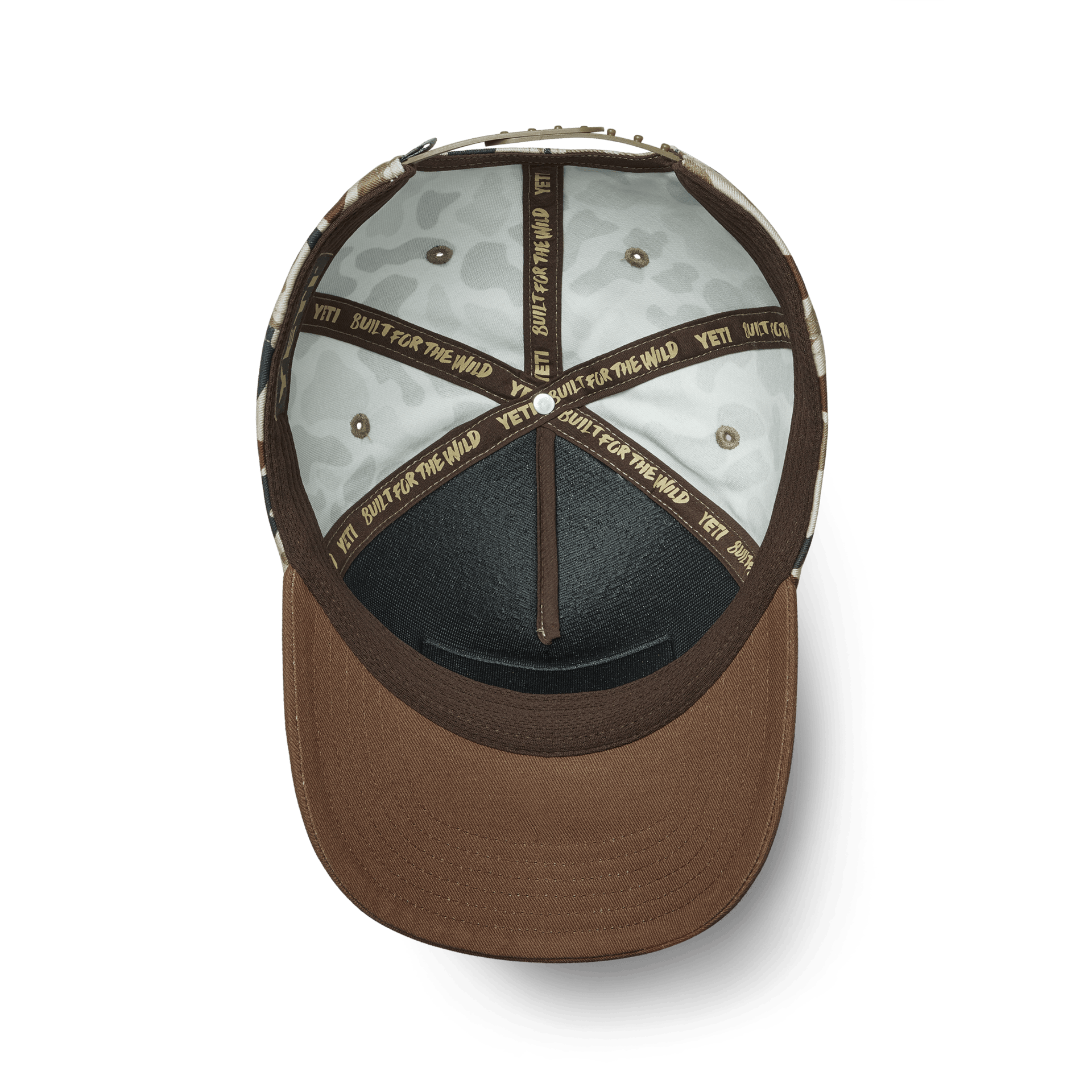 YETI® Wetlands Camo Logo Badge Mid Pro Flat Brim Hat