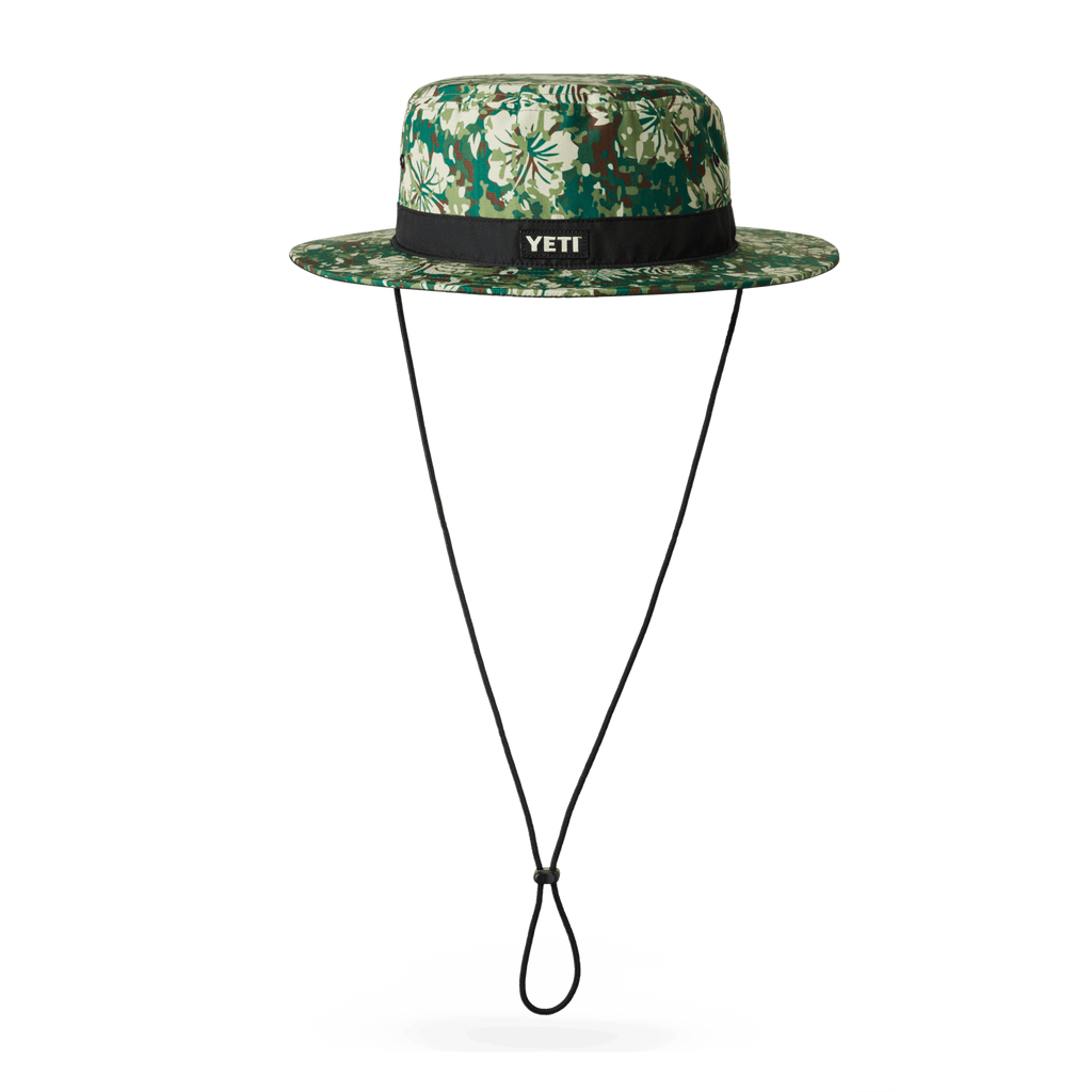 Hibiscus Print YETI® Logo Boonie Hat